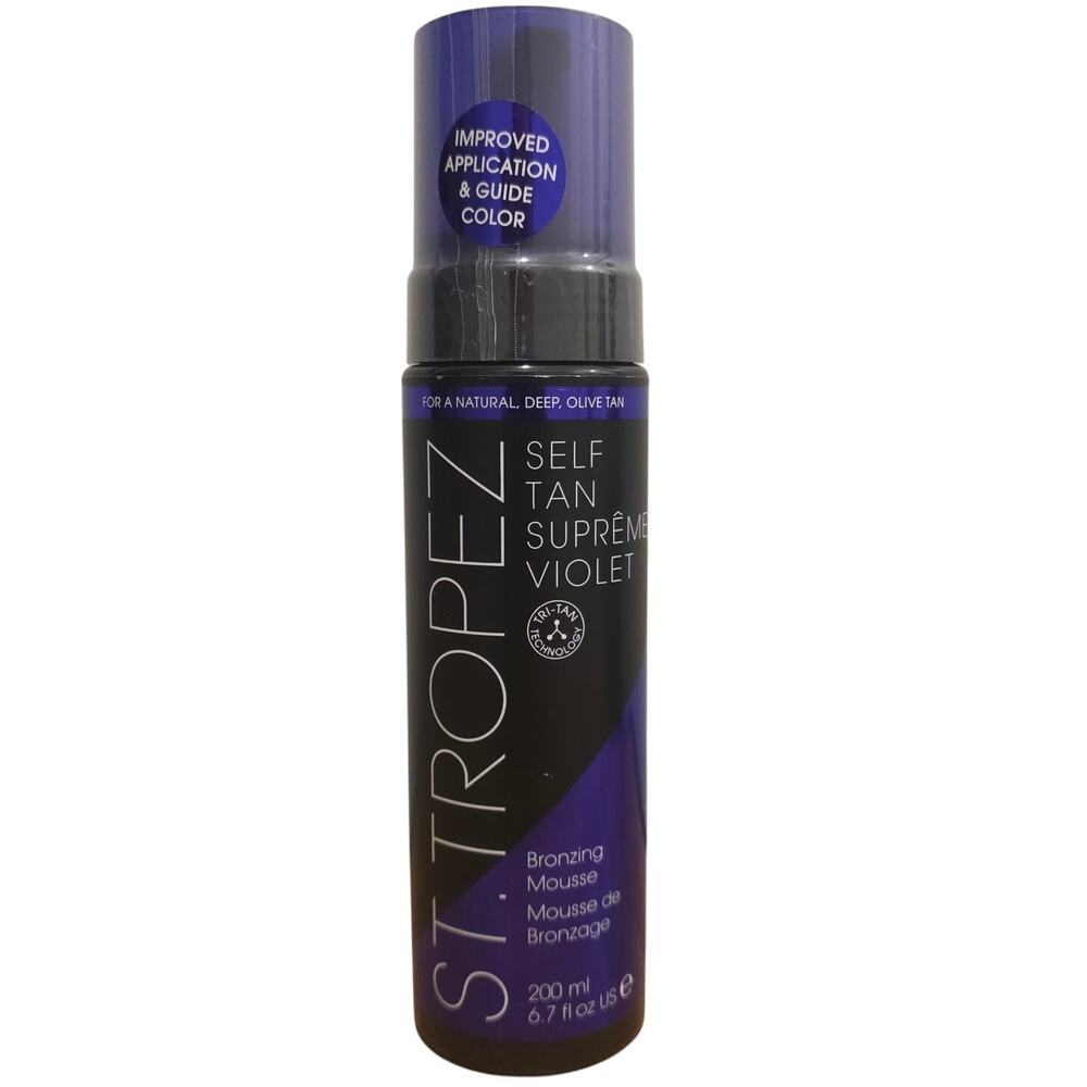 St Tropez Self Tan Supreme Violet Bronzing Mousse 6.7 oz 200ml New Sealed
